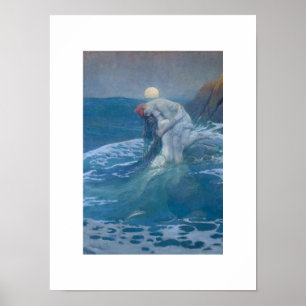 POSTER : DAS MERMAID : HOWARD PYLE : 1910