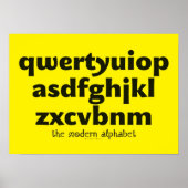 Poster - Das moderne Alphabet (Vorne)