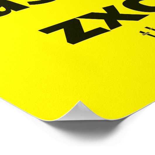 Poster - Das moderne Alphabet (Ecke)