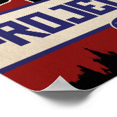 Poster "Das Party der Projektion" (Ecke)