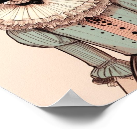 Poster de portrait de jeune fille (Ecke)