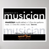 Poster Definition - Musiker (Vorne)