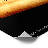 Poster - Denken Sie daran, was Ihre Väter gesagt h (Ecke)