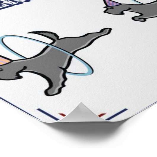 Poster "Dental Circus" (Ecke)