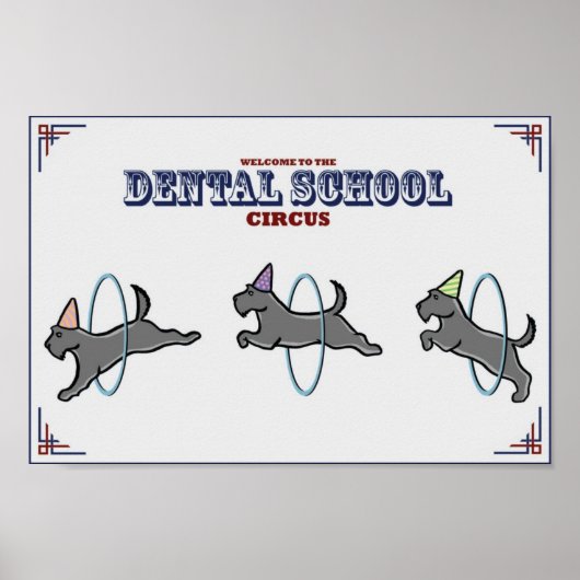 Poster "Dental Circus" (Vorne)