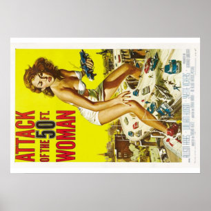 Poster der 50er-Frau