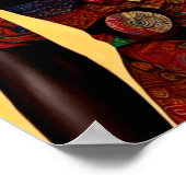Poster der Afrikanerin (Ecke)