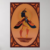 Poster der ägyptischen Göttin MAAT (Vorne)