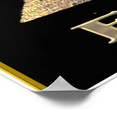 Poster der ägyptischen Pyramiden (Ecke)