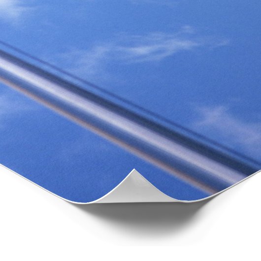 Poster der amerikanischen Flagge (Ecke)