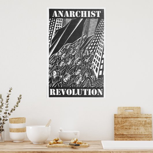 Poster der anarchistischen Revolution (Küche)