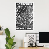 Poster der anarchistischen Revolution (Heimbüro)