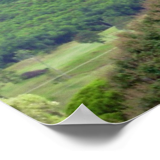 Poster der Berge von Olomana (Ecke)