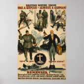 Poster der britischen Empire-Gewerkschaft (Vorne)