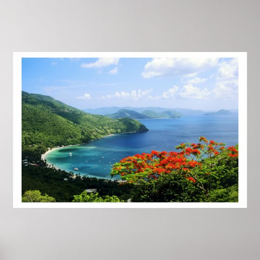 Poster der britischen Jungfrau Isles (Vorne)