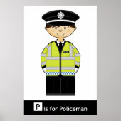 Poster der britischen Polizei (Vorne)