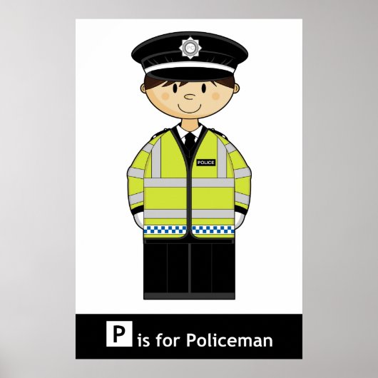 Poster der britischen Polizei (Vorne)