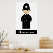 Poster der britischen Polizei (Küche)