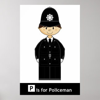 Poster der britischen Polizei