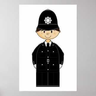 Poster der britischen Polizei