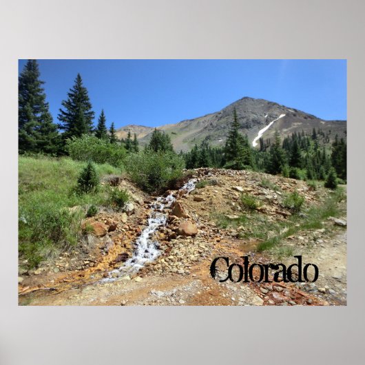 Poster der Colorado-Landschaft (Vorne)