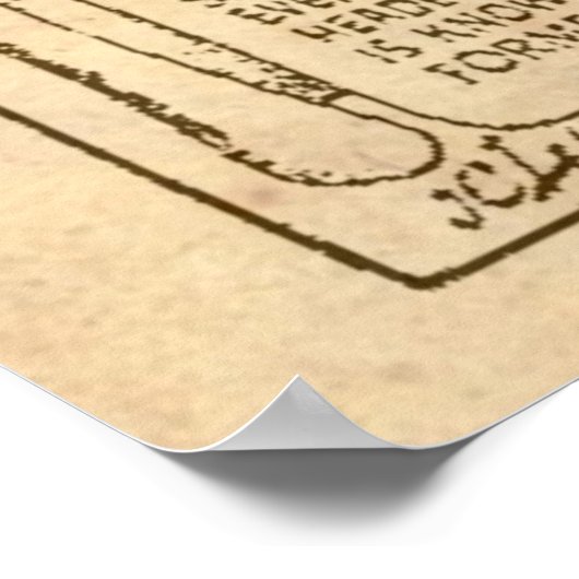 Poster der Erbauer Amerikas (Ecke)