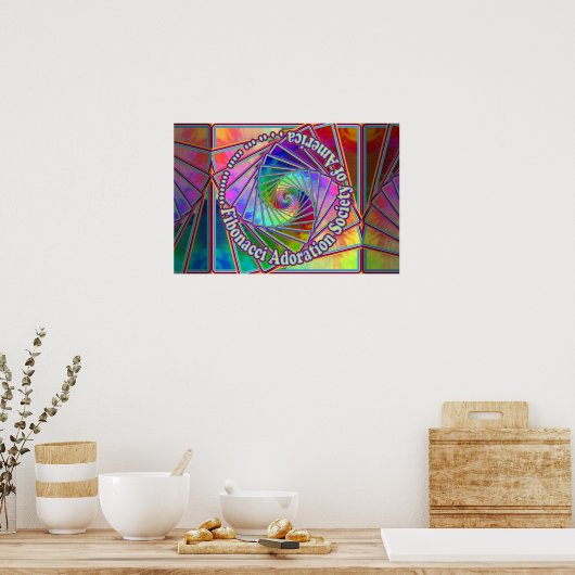 Poster der Fibonacci Adoration Society of America (Küche)