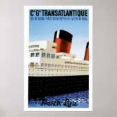 Poster der französischen Linie Midships (Vorne)