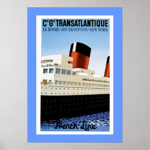 Poster der französischen Linie Midships