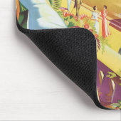 Poster der französischen Riviera Mousepad (Ecke)