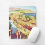 Poster der französischen Riviera Mousepad (Mit Mouse)