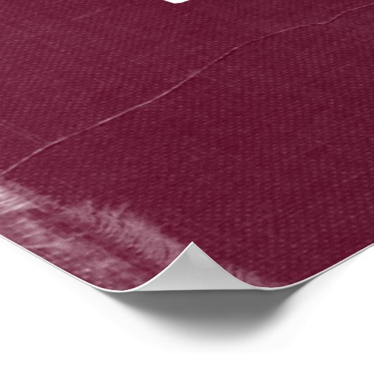 Poster der Fußballziele im Maroon Denim 2010 (Ecke)