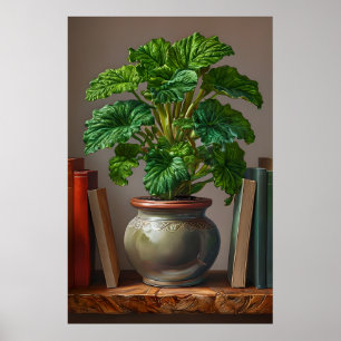 Poster der gepotteten Pflanze - Botanische Dekorat