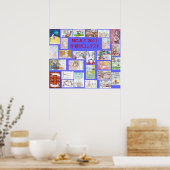 Poster der Gewinner des Nengajo-Wettbewerbs 2011 (Küche)