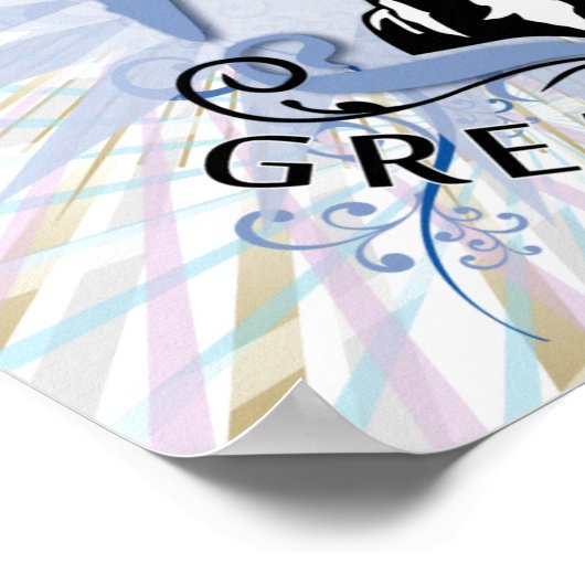 Poster der Großen Dänen (Ecke)