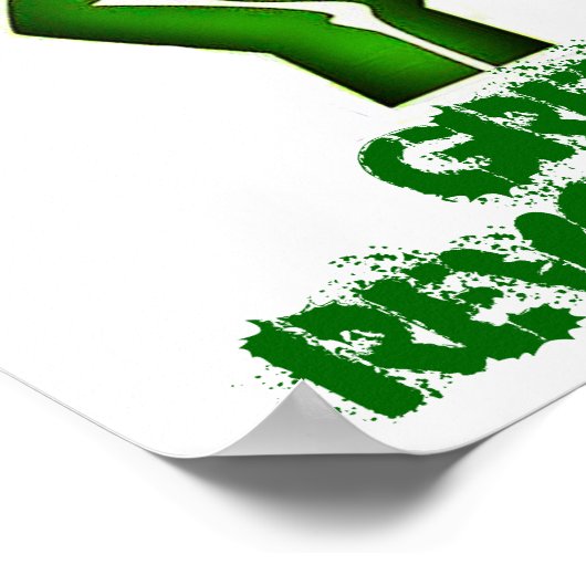 Poster der Grünen Revolution (Ecke)