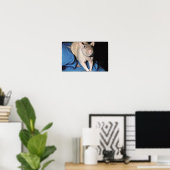 Poster der haarlosen Ratte (Heimbüro)