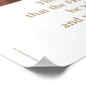 Poster der Heiligen Geistbestätigung, John 14:26 (Ecke)