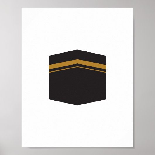Poster der Heiligen Kaba (Vorne)