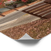 Poster der Herbstwanderbrücke (Ecke)