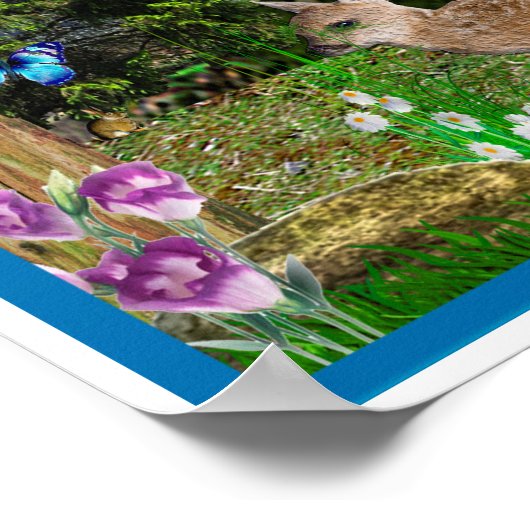 Poster der Hirschkunst (Ecke)