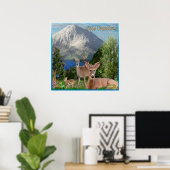 Poster der Hirschkunst (Heimbüro)