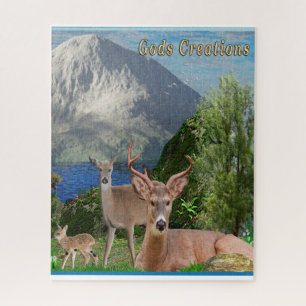 Poster der Hirschkunst Puzzle