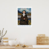 Poster der hl. Teresa Benedicta vom Kreuz (Küche)