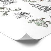 Poster der Illustrationen: Tucson, Arizona Sehensw (Ecke)