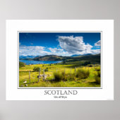 Poster der Insel Skye in Schottland (Vorne)