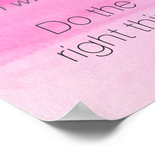 Poster der Integrität lehren (Ecke)