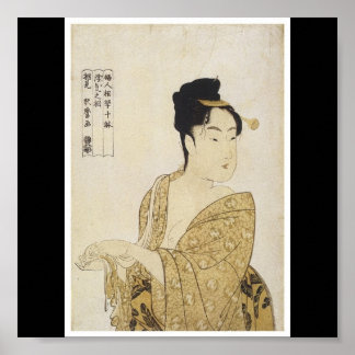 Poster der japanischen Malerei c. 1792-93