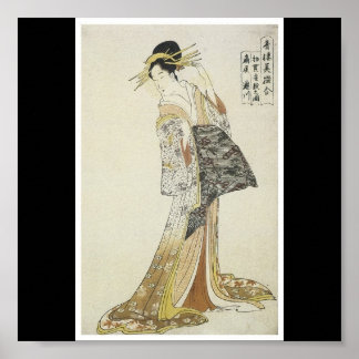 Poster der japanischen Malerei c. 1796-97