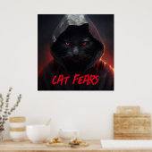 Poster Der Katzenschrecken (Küche)